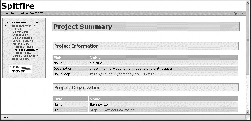 A project summary