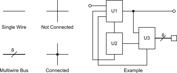 Schematic wiring notation