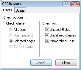 Using CSS Reports