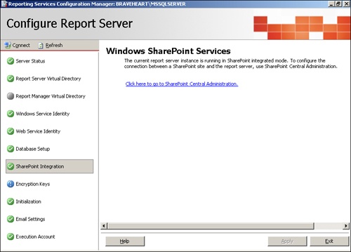 Switching Reporting Services mode from native mode to SharePoint Integrated mode