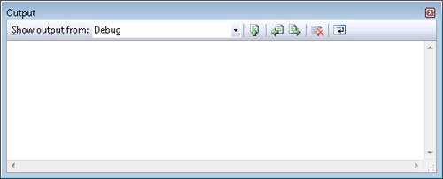 The Output window