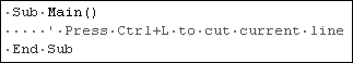 Tip 1.6: You can use Ctrl+L to cut the current line and Ctrl+Shift+L to delete the current line