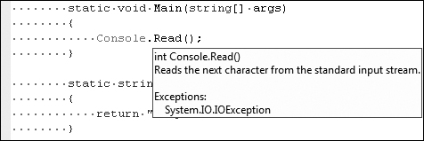 Tip 2.32: How to display quick info for a function