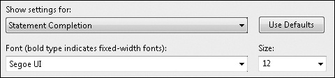 Tip 2.34: How to increase the statement completion font size