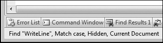 Tip 3.2: You can use Ctrl+F3 to search for the currently-selected word without bringing up the Find And Replace window