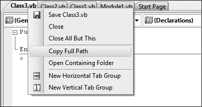 Tip 4.3: You can copy a file’s full path from the file tab channel