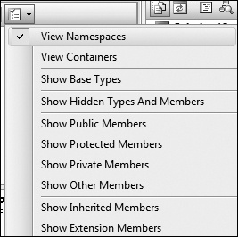 Tip 5.38: You can customize both your Object pane and Members pane in the Object Browser