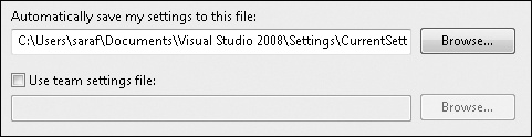 Tip 6.7: How Visual Studio automatically saves all your current settings every time you close it