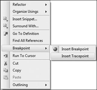 Tip 7.14: You can use tracepoints to log PrintF() or Console.WriteLine() info without editing your code