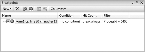 Tip 7.19: You can use breakpoint filters to break the right process