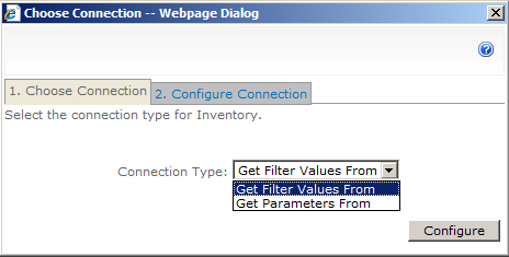 Select the Get Filter Values From in step 1.