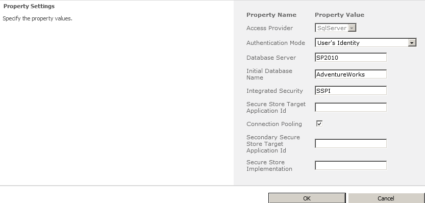 In the external system instances section, you can edit the properties once the model has been deployed.