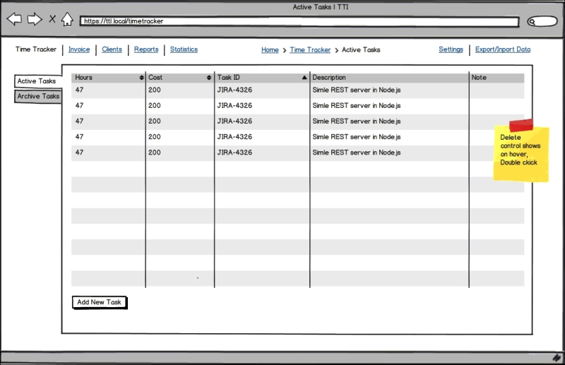 Preparing wireframes