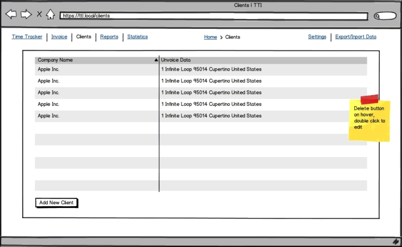 Preparing wireframes