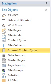 Displaying the available ECTs