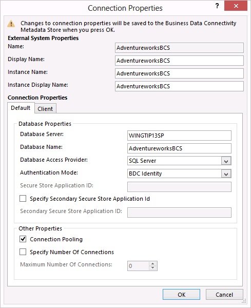 Using the BDC identity to access an External System