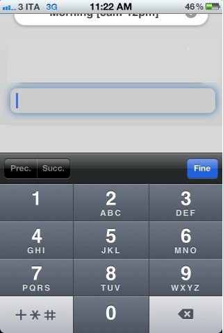 The tel input field on Safari for iPhone. You will find a similar implementation on Android and Windows Phone.