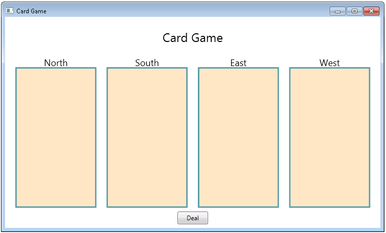 A screenshot of the Cards application running on Windows 7.