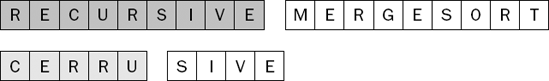 Unwinding the recursion by merging two sublists.