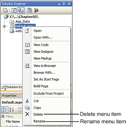 Select the appropriate menu item from the context menu.