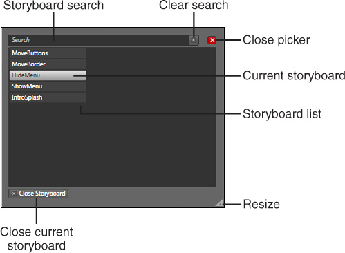 The Storyboard Picker.