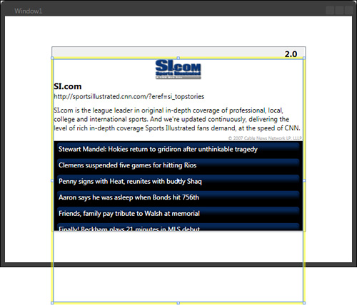 The issues with the ItemsControl.