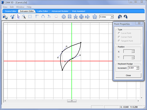 Making the leaf curvy.