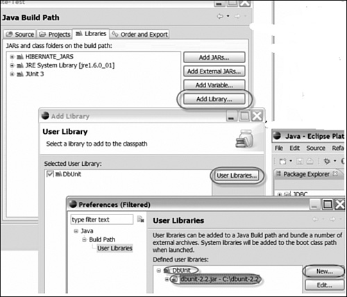 Add dbunit-2.2jar to the Library.