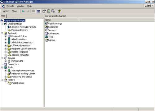 The System Manager is a Microsoft Management Console (MMC) snap-in.