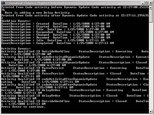 Dynamic Update Workflow from outside unplanned.