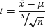 Numbered Display Equation