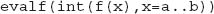 Unnumbered Display Equation