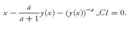 Unnumbered Display Equation