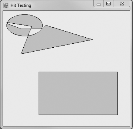 Hit testing with a Rectangle and a GraphicsPath object