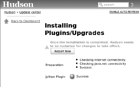 The Jython Plug-in is successfully installed.