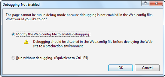 Enabling debugging