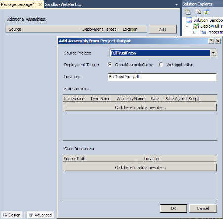 Deploy the Full-Trust Proxy DLL to the GAC