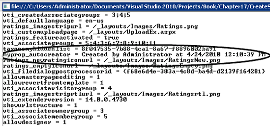 Adding a custom property