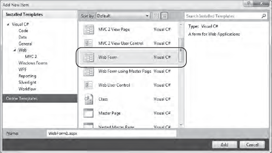 Just add a web form to your MVC web application—it really is that easy.