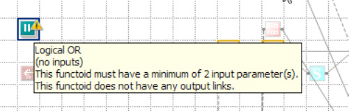 Functoid error information