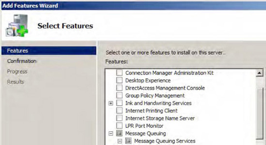 Enabling message queuing for BizTalk RFID Install