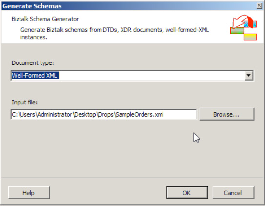 Specifying a well-formed XML instance