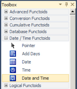 Date/Time functoids in the Toolbox