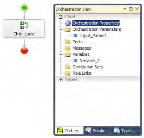 Configuring a callable orchestration