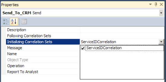 Initializing the correlation set