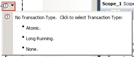 Setting the scope transaction type