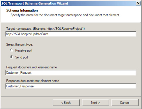 Using the SQL Transport Schema Generation Wizard