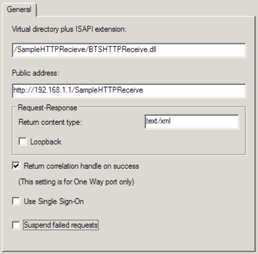 Viewing the final HTTP transport properties