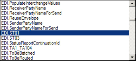 Some additional EDI properties