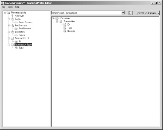 Activity definition business data mapping